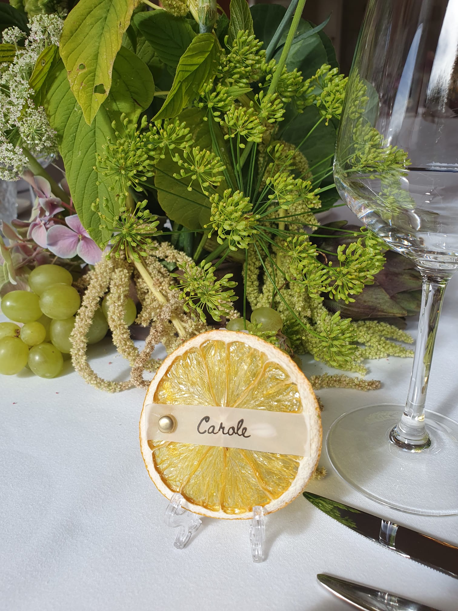 porte marque place transparent pour mariage les perles de charlotte